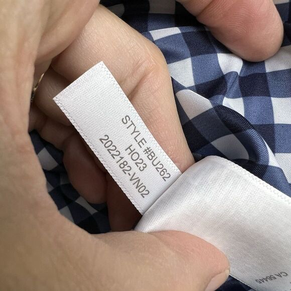 NEW J. CREW Vest Women XS Quilted Full Zip Snap Pockets BU262 Blue - Picture 8 of 15